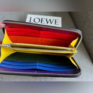 Loewe Rainbow Collection Zippy Wallet